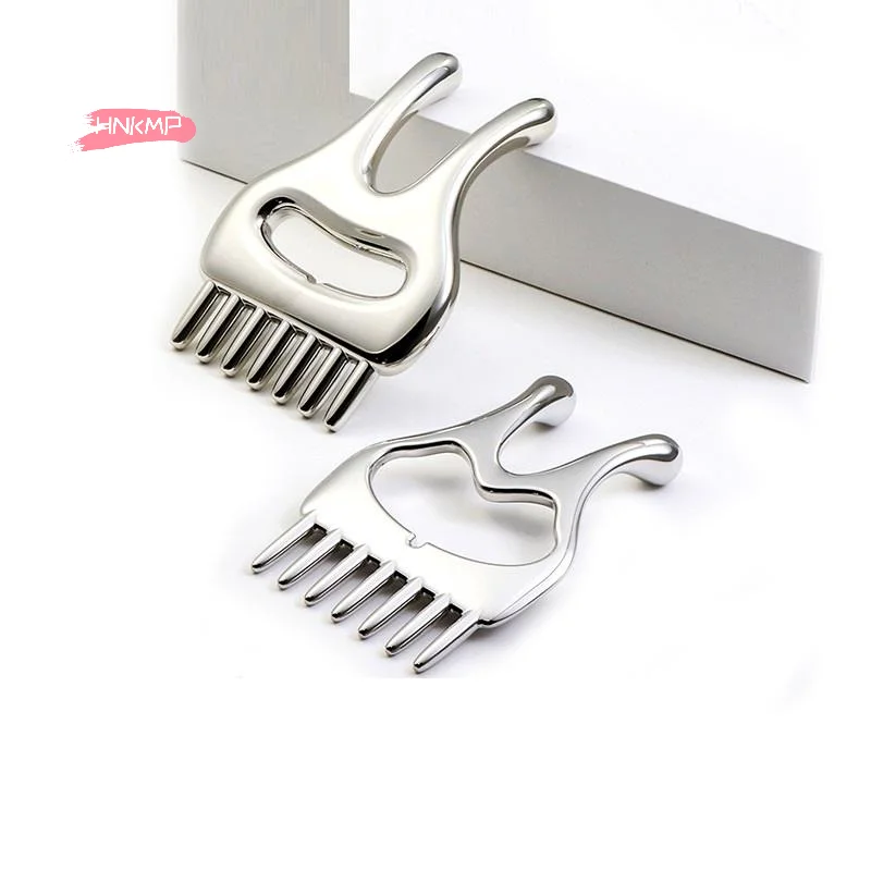 

1Pc Zinc Alloy Gua Sha Scraping Knife Massager Relaxing Soft Tissue Head Neck Back Pain Relief Tool