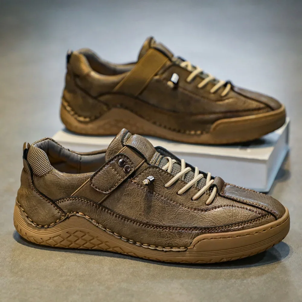 

Designer Shoes Men Fashion Spring Autumn Large Men's Casual Shoes Leather Shoe Fashionable Handmade Man Shoes Sneakers Men