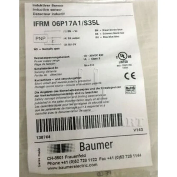 

New Sensors Ifrm06p17a1s35l Ifrm 06p17a1s35l 1pcs Brand New Original Spot Plc