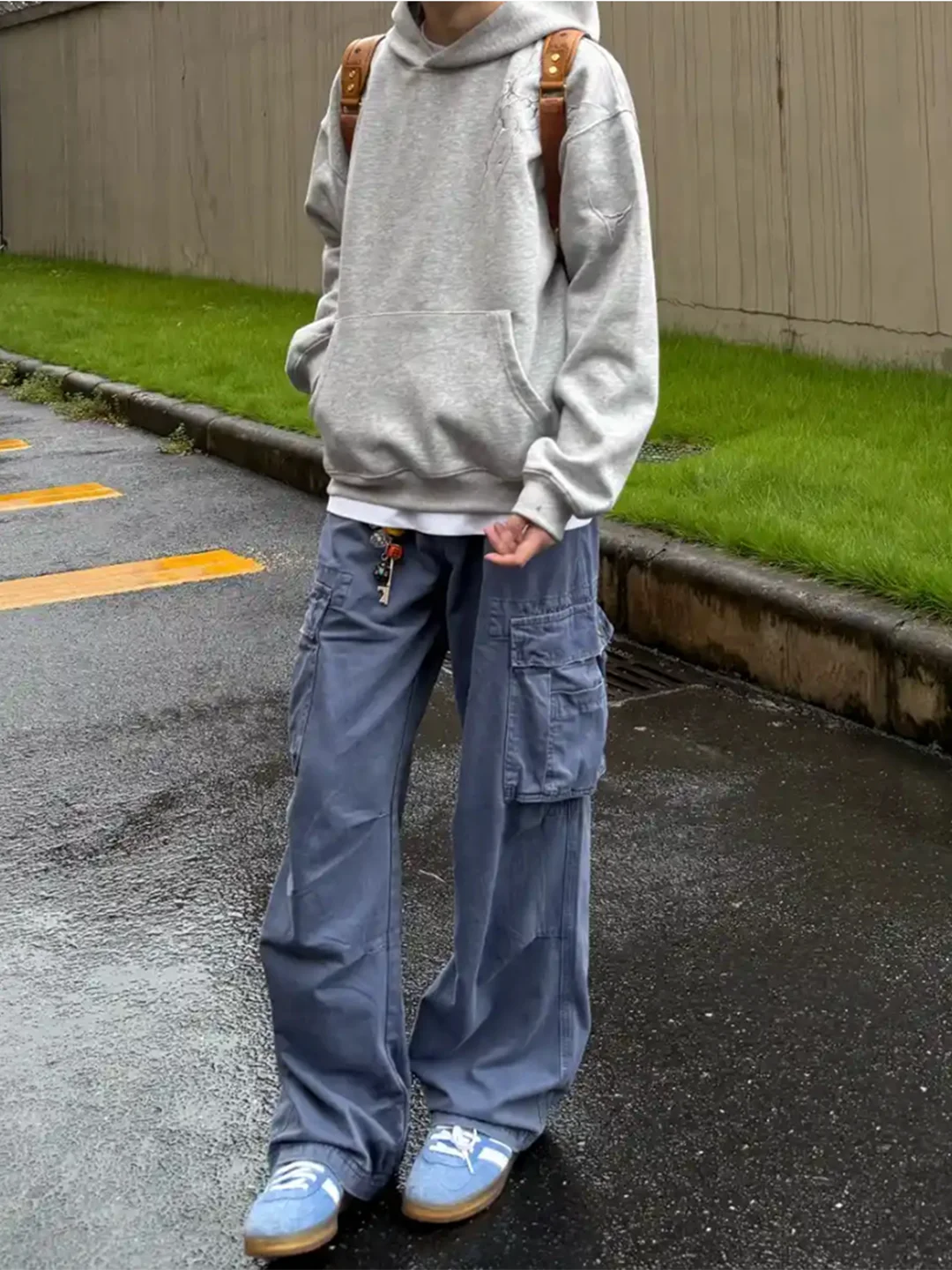 

Винтажные французские рабочие брюки-карго синего цвета для мужчин, с множеством карманов, прямые джинсы, повседневные, удобные, прочные, для ежедневного использования