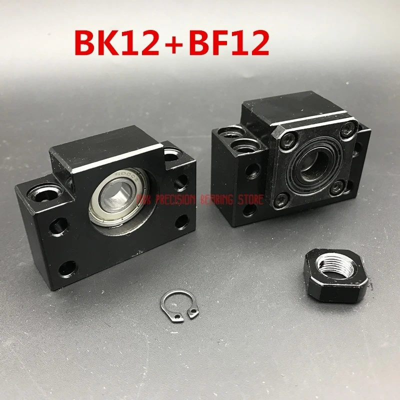 

Sale Cnc Router Parts Linear Rail AXK Wholesale Bk12 Bf12 Ball Screws End Support For Screw Sfu1605 1605 Cnc Xyz Parts
