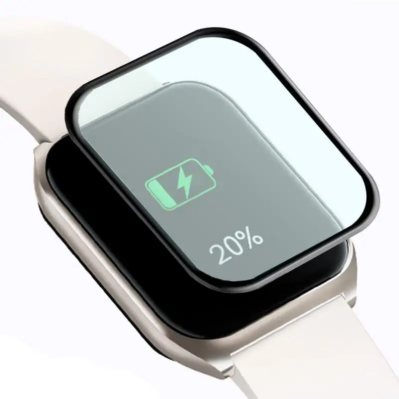 Hay-Lou Watch 2 Pro용 유연한 소프트 보호 필름, 유리 아님, 전체 커버리지 필름, 3D 화면 보호기