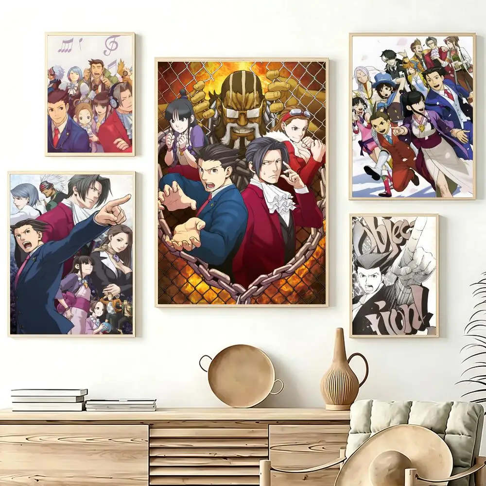 Affiche artistique élégante Legal A-Ace AttorneyS, décoration murale pour salon, chambre à coucher, bureau, hôtel, intérieur de maison