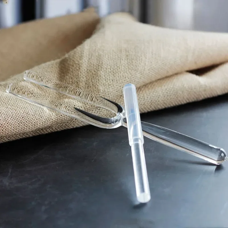 Crystal Tuning Fork Healing Transparent Handmade Yoga Tuning Forks Meditation Sound Therapy Percussion Musical  Instruments