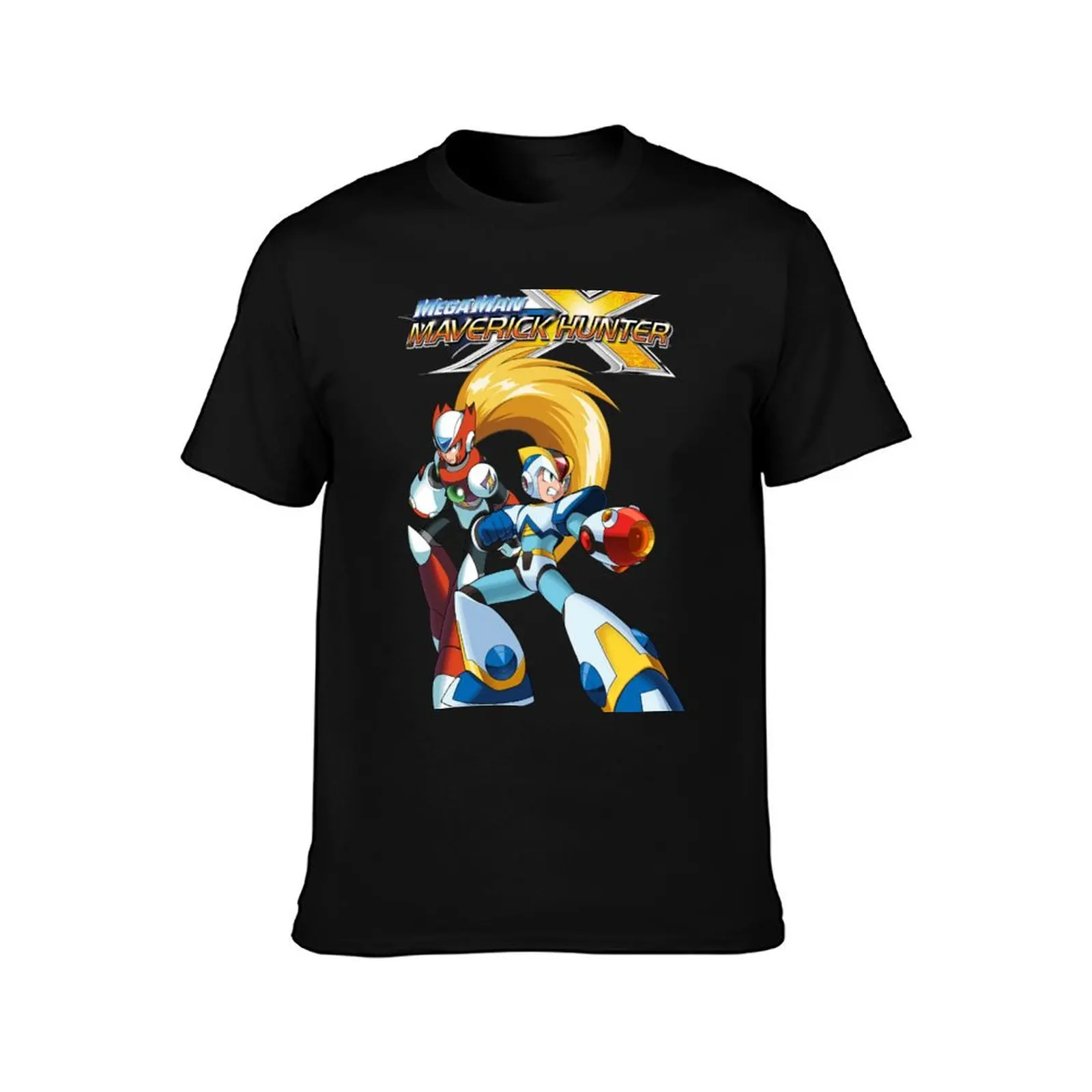 Mega Man: Maverick Hunter X T-Shirt man t shirts for men T-Shirt