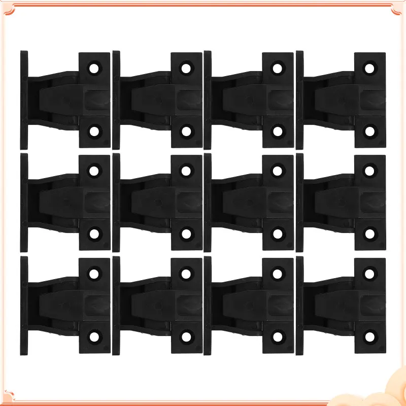

12 Set Snap Connector Drawers Drop Leaf Hinge Cabinet Clips Assembled Plastic Bracket Couch Attachment Catches