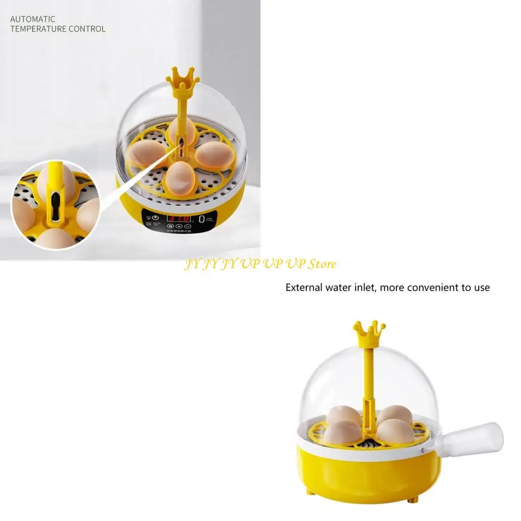 B2RF Automatic Poultry Incubator Intelligent Incubation Automatic Eggs Turner for Chicken 4 Eggs Full Automatic Incubator