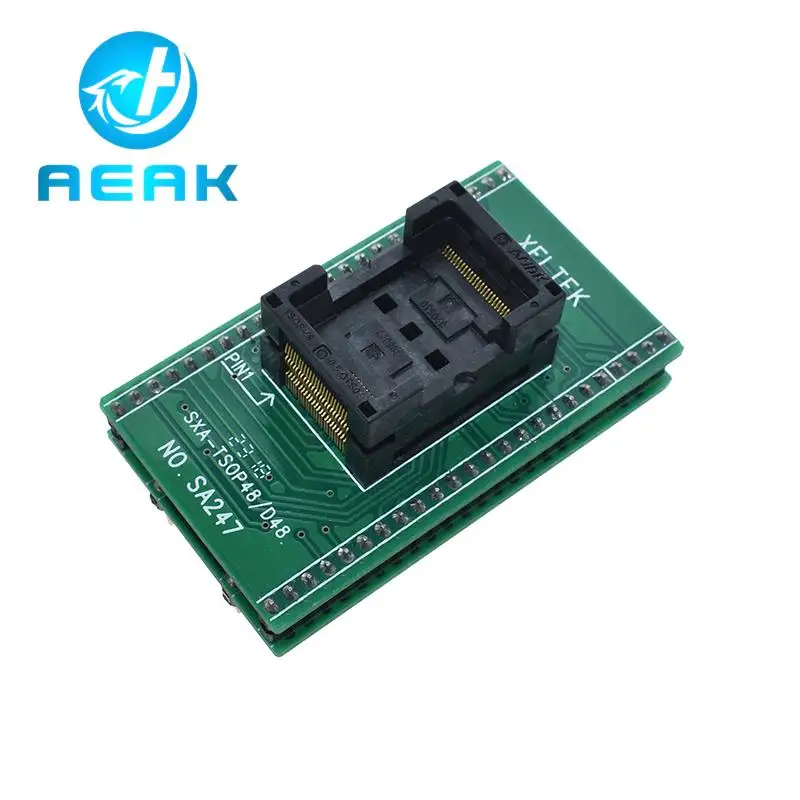 Top Quality TSOP48 to DIP48 adapter,TSOP48 test socket 0.5mm Pitch for RT809F RT809H & for XELTEK USB Programmer