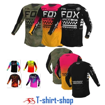 사이클링 장비 폭스 저지 레이싱 자전거 오토바이 셔츠, MTB BMX 다운힐 모토 DH 모토크로스 티셔츠, 스포츠 의류, 2024 신제품