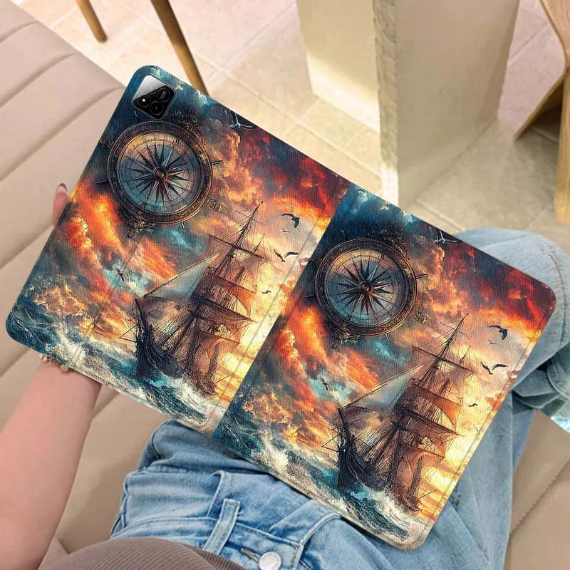 

Pointer Ship Creative Pattern For Xiaomi Redmi Pad 2 7 8 6 6S 5 4 SE Pro 8.8 11 8.7 11.2 12.4 Ultra Plus Max Tablet Case