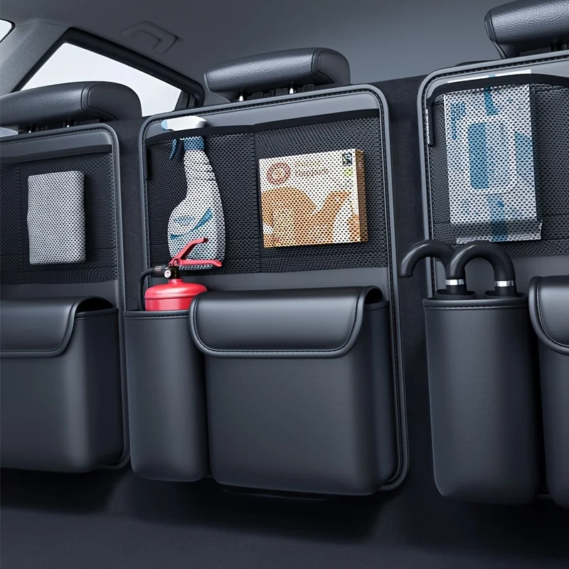 Car Trunk Hanging Bag Foldable Car Seat Back Tools Storage Organizer MPV Suv Sedan Rear Seat Washing Firefighter Shoes Pocket