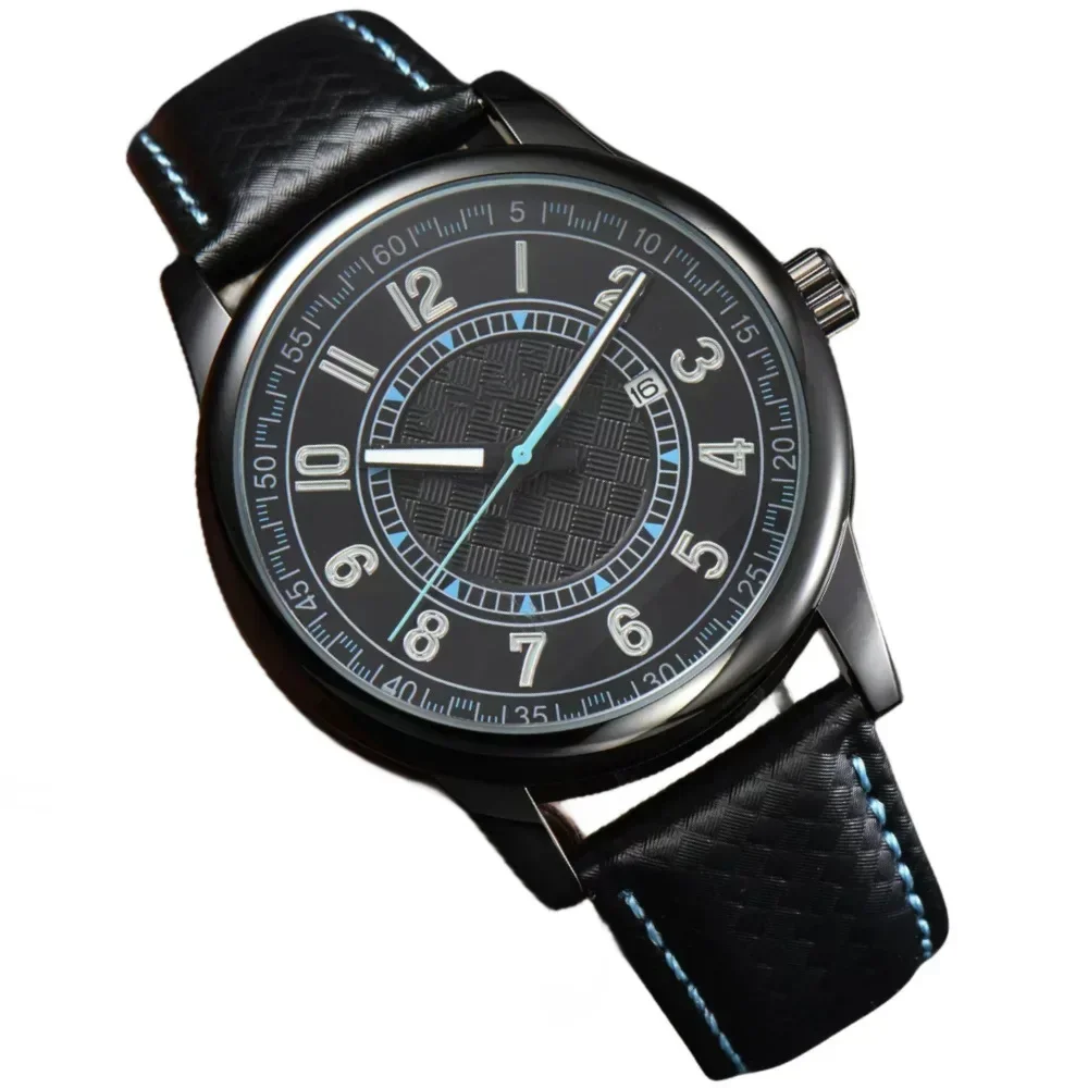 남성용 자동 기계식 시계 38mm 슈퍼 루미너스 PT5000 ST2130 고정밀 럭셔리 사파이어 손목시계 읽기 쉽습니다.