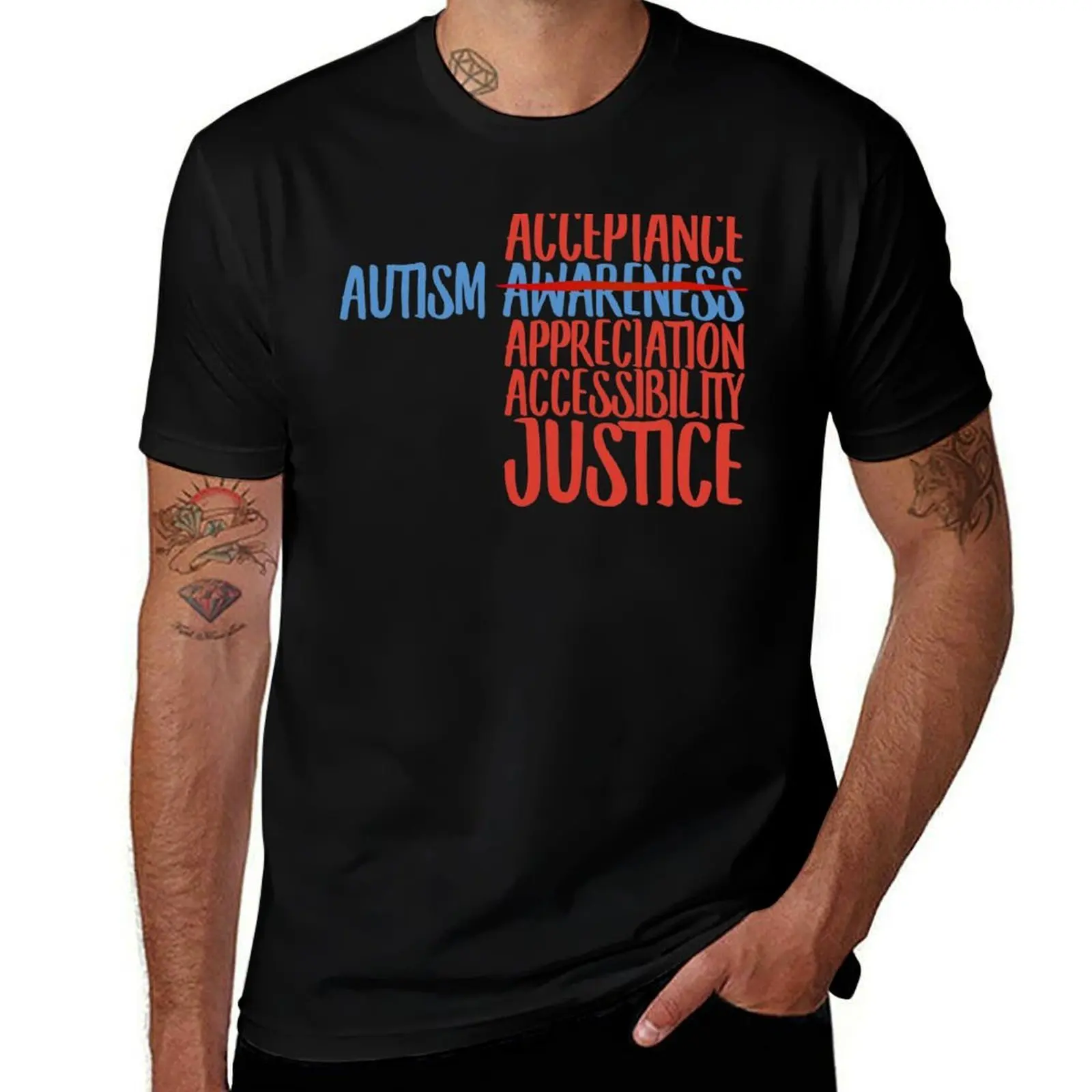 Autism Acceptance T-Shirt High Quality Durable T-Shirt