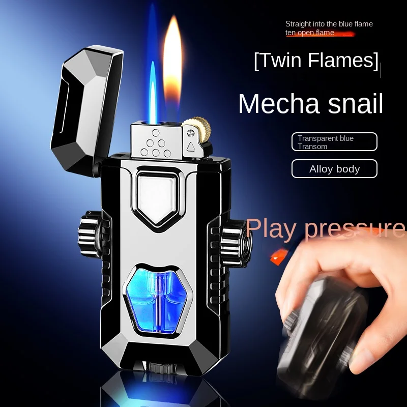 

Creative Decompression Metal Gyroscope Windproof Lighter Cigarette Lighter Mini Butane Gas Lighters Gift Smoking Accessories