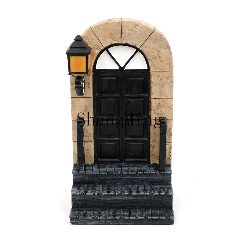 

PYH Hot Selling Door Bookendez Vintage Creative Home Decoration Book Office Shelf Study Desk Craft Ornaments