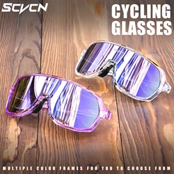 SCVCN Cycling Glasses Cycling Sunglasses UV400 Bicycle Eyewear Sports MTB Outdoor Bike Goggles Bike Sunglasses Cycling Eyepieces