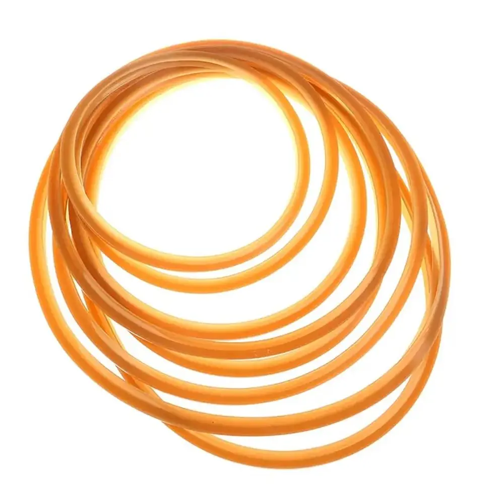 1Pcs Replacement Silicone Rubber Gasket Brown Color 18/20/22/24/26/28/30cm Sealing Ring Inner Dia Universal O Ring