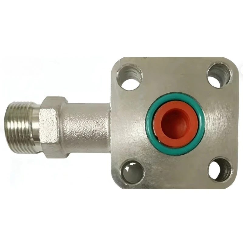 SZ904-3-58-011 Genuine Hydraulic Gear Pump Outlet Four-Hole Connector Tractor Parts for Dongfanghong