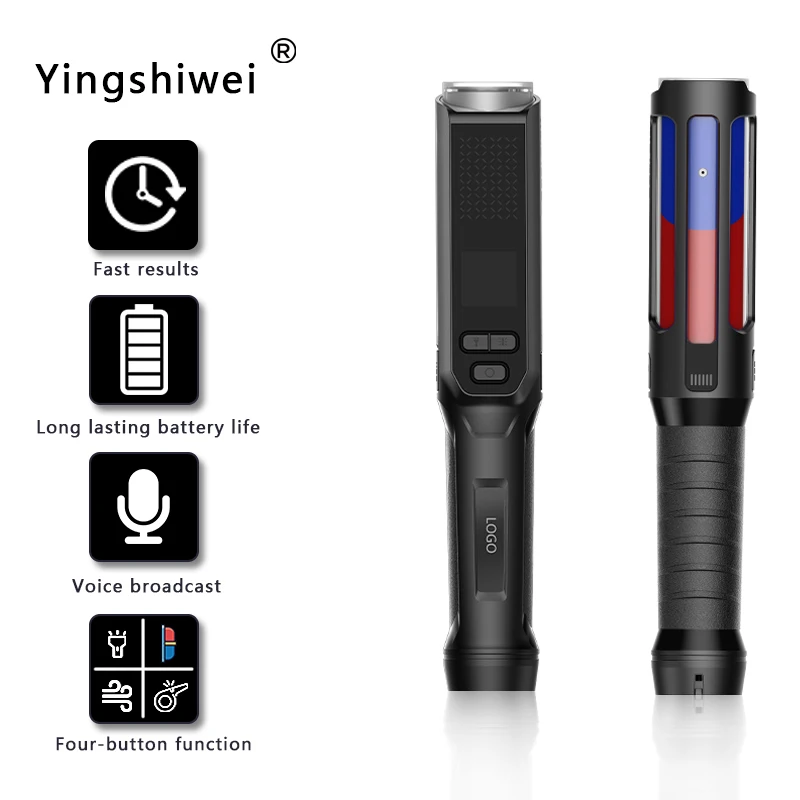 Yingshiwei-Tester álcool impermeável com display colorido OLED, verificação rápida, respiração higiênica, melhor precisão, 1,3"