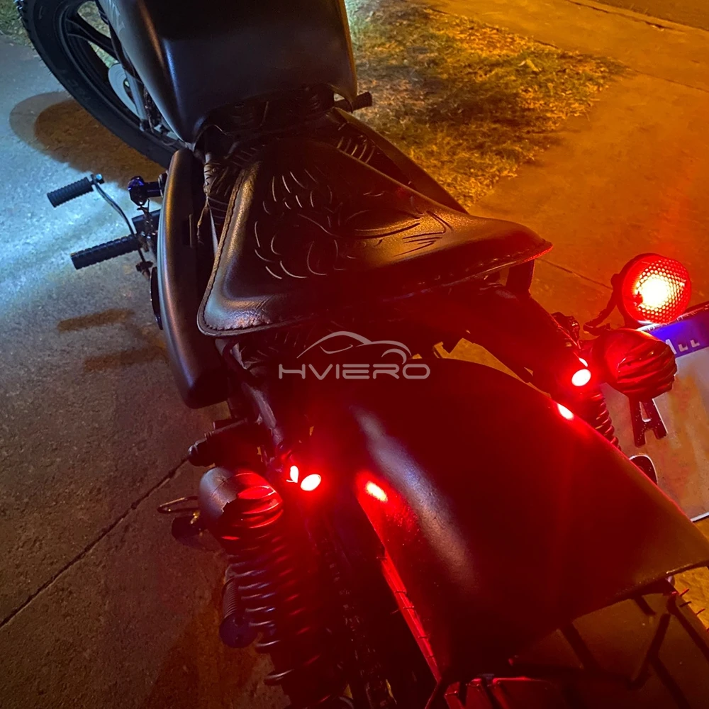 1/2/4/10pc Auto Moto Eagle Eye Led Luce di marcia diurna Super Bright Indicatori di direzione Targa Coda Retromarcia Lampada di ingombro