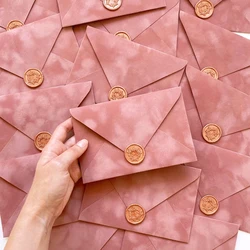 Enveloppes en velours avec logo imprimé personnalisé pour les entreprises, produit personnalisé, luxueux, de haute qualité