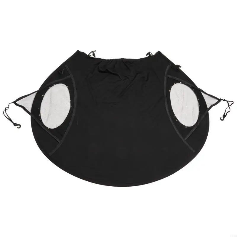 

H55B Outdoor Shade Pram Cover Sunproof Shade Resistant Sun Cover for Pushchair Pram