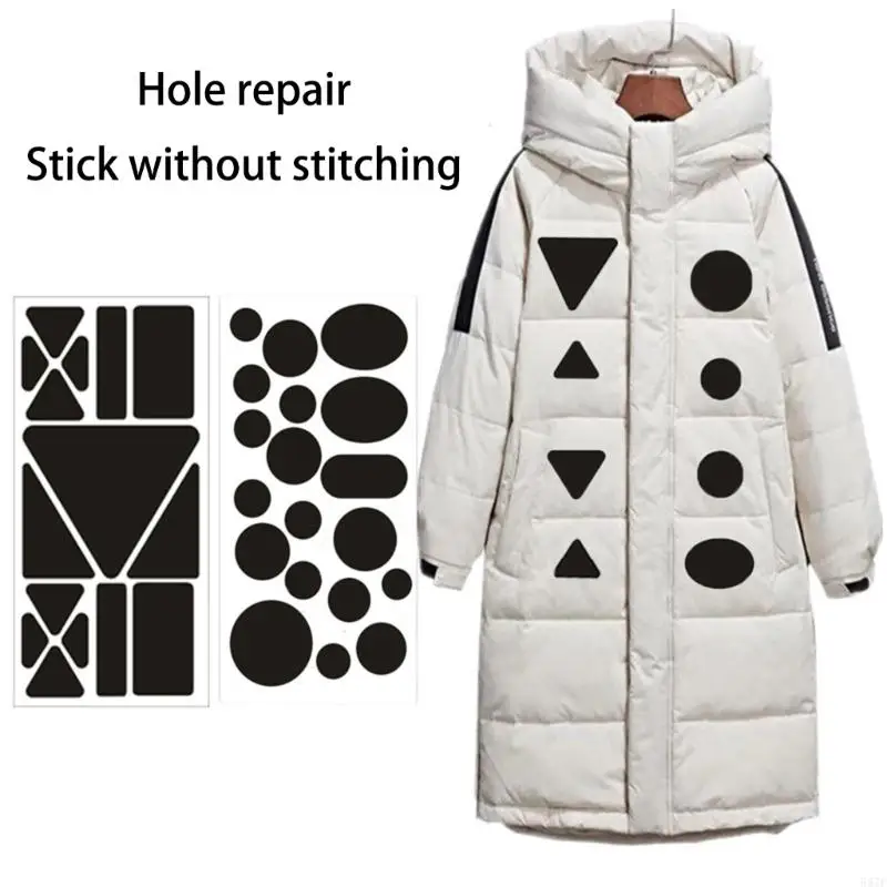 587F Repair Holes Patch Waterproof Repair Patch for Down-Jacket Sleeping Bag Backpack