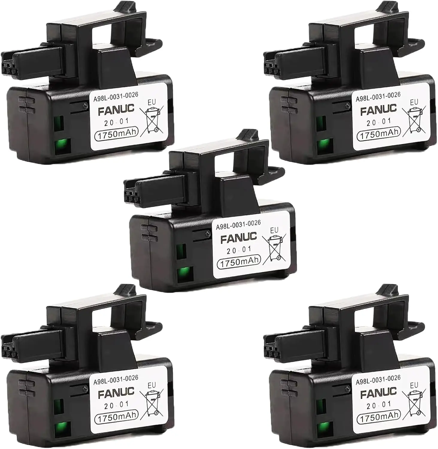 

(5 Pack) A98L-0031-0026 Battery For PLC A98L-0031-0028 A02B-0309-K102 Battery