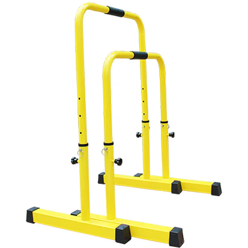 Home Gym Exercise Fitness Equipment Gymnastics Adjustable Push Up Stand Parallel Dip Bars Pull Up And Dip Bar Station