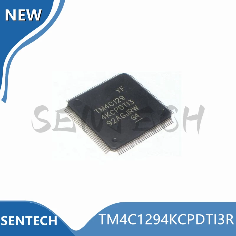 1Pcs/Lot New Original TM4C1294KCPDTI3R TQFP-128 120MHZ frequency, 512KB flash memory, 256KB RAM, based on Arm Cortex-M4F 32-bit