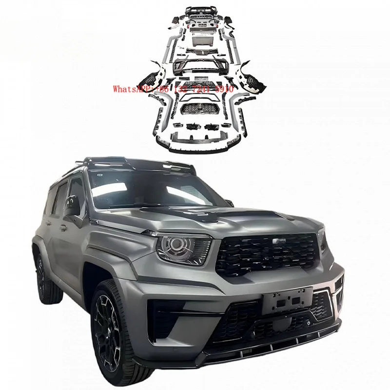 Car Bodykit for Rear Bumpers Screw-On Black Primer