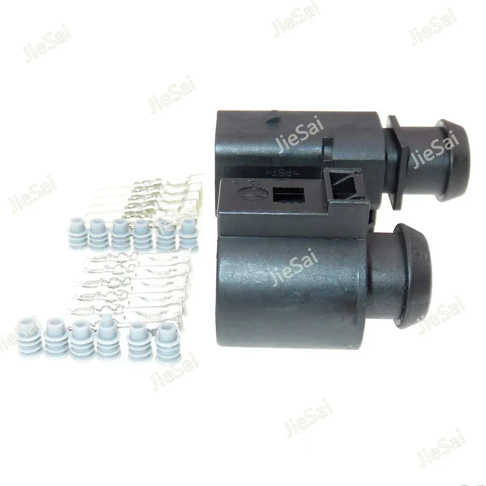 6 Pin 3B0973813 1J0973713 Female Male 1.5mm Housing Connector Throttle Valve Control Element Ignition Coil Plug For VW Audi