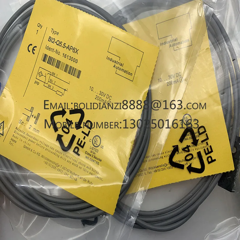 Novo sensor de interruptor de proximidade original BI2-Q5.5-RN6X BI2-Q5.5-RP6X