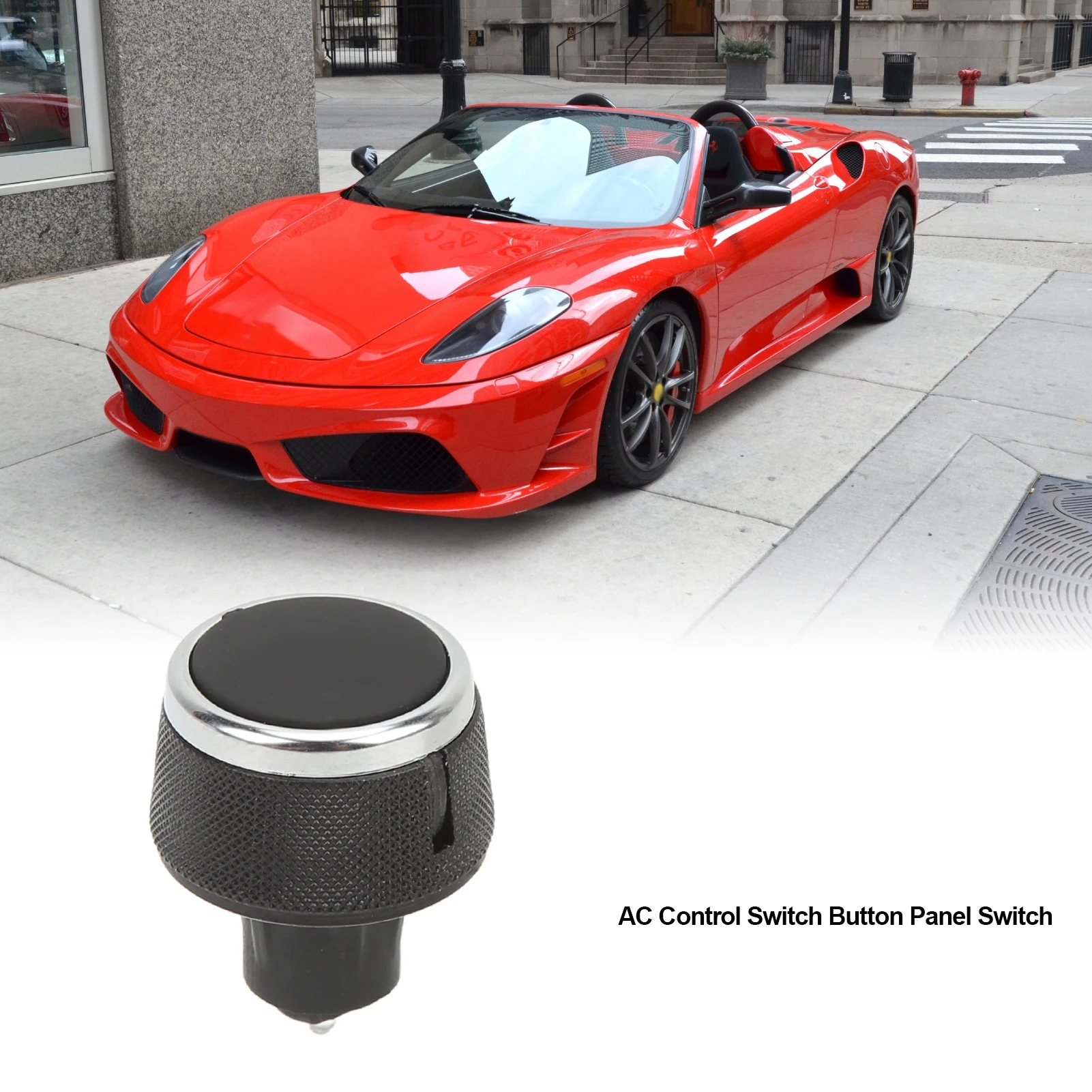 Car AC Control Switch Button 872924011 ABS Replacement for Ferrari 458 Italia Spider F12 2010‑2017 Car Accessories