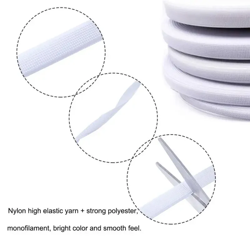 6mm 8mm 10mm 12mm 15mm 5meter Polyester Fisch Boning Korsett Für Bhs Diy Hochzeit kleid Machen Nähen Zubehör Hause Liefert – Detail 3