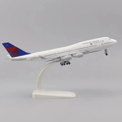 20CM Airplane Model Toys Diecast Resin Delta Boeing 747 Airplane Aircraft Airlines Airways Air Bus