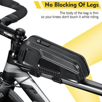 NEWBOLER Bicycle Bag 1.8L Portable Frame Front Tube Bicycle Bag MTB Road Bicycle Bag Large Capacity Ultra Light Bicycle Bag