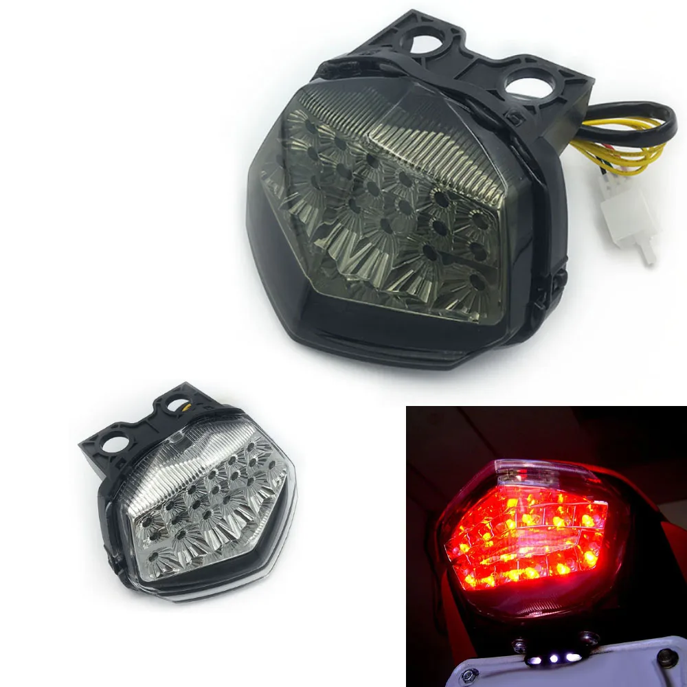

LED Tail Light Integrated Turn Signal For KAWASAKI NINJA 250/R EX250 2008-2012 09 10 11 NINJA250R Motorcycle Rear Brake Blinker