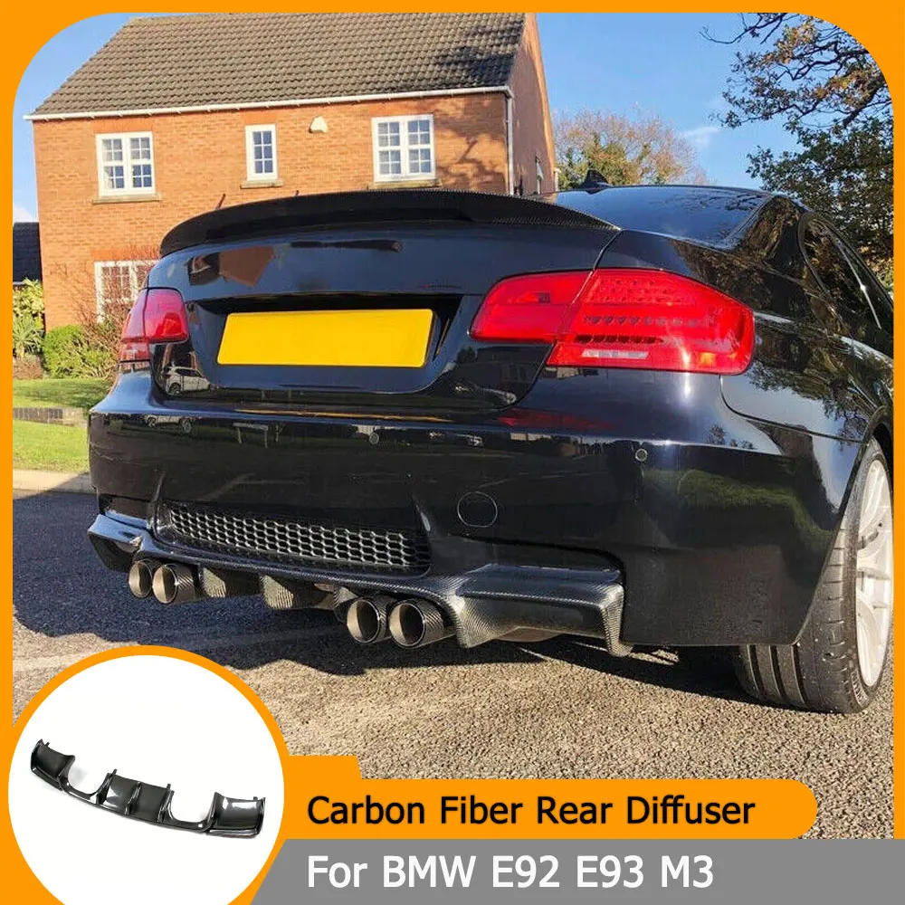 

Carbon Fiber Car Rear Bumper Diffuser Lip for BMW E92 E93 M3 2007-2013 Rear Bumper Diffuser Spoiler Lip Guard