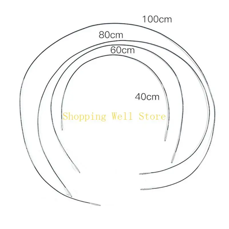 

KX4B Knitting Starter Tool Metal Knitting Needle Interchangeable Crochet Needle