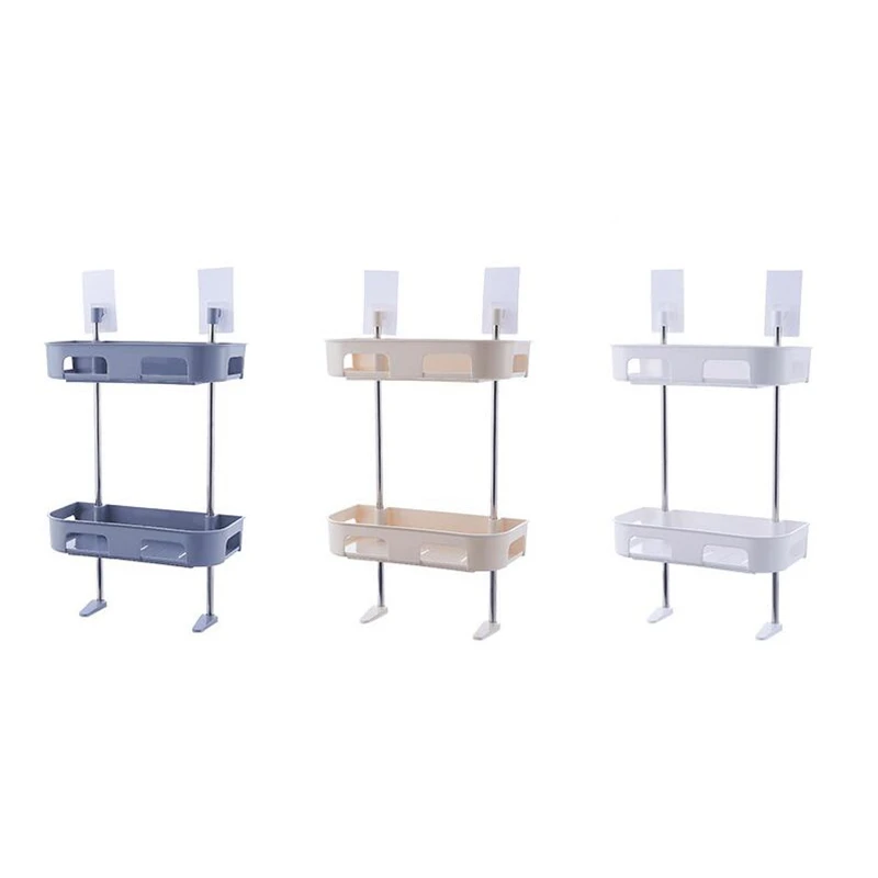 Multifunctional Toilet Shelf Multilayer Sundry Shelf Bathroom Suspension Paste Storage Rack