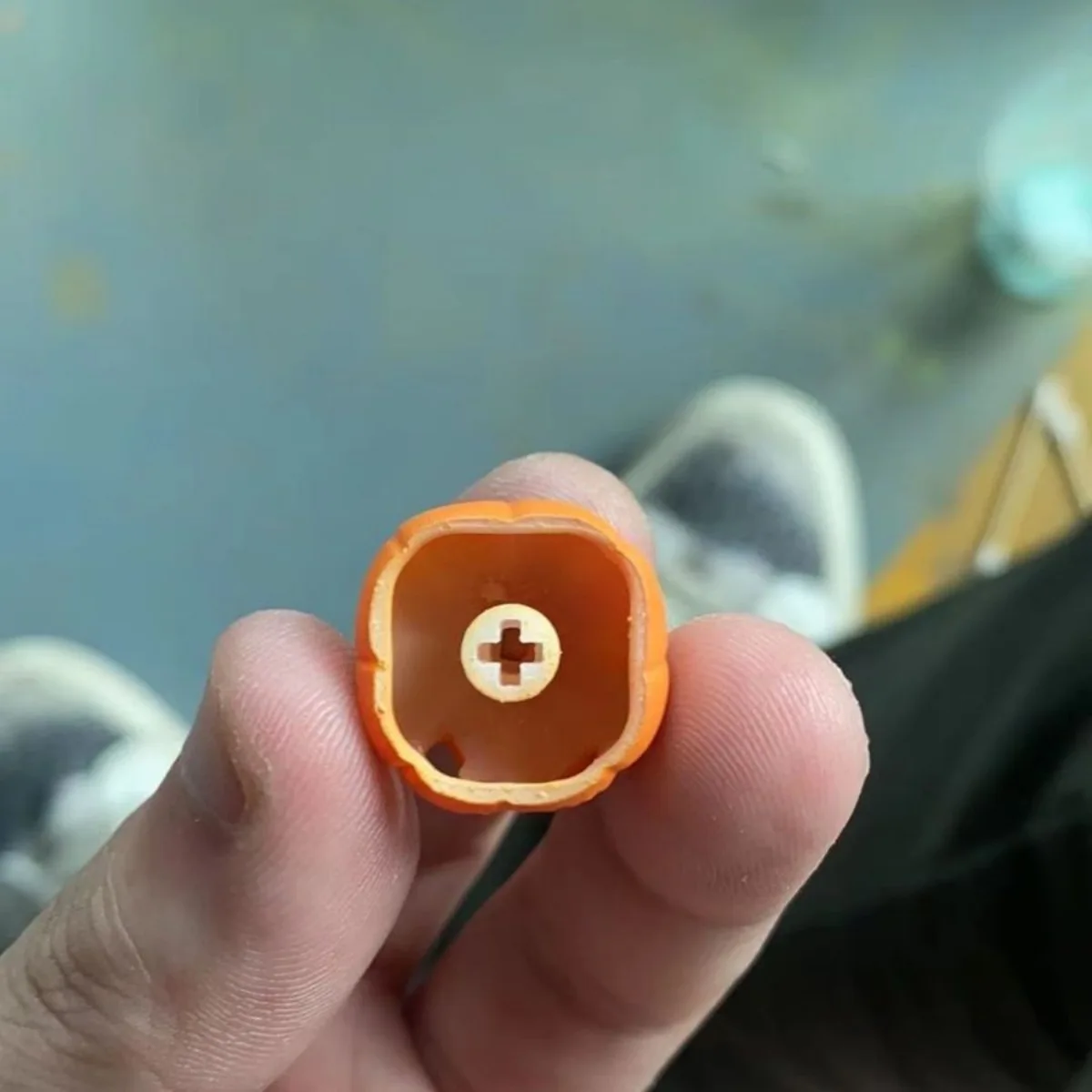 Translucent Halloween Pumpkin keyboard cap to improve the appearance of your mechanical keyboard, hot selling accessory
