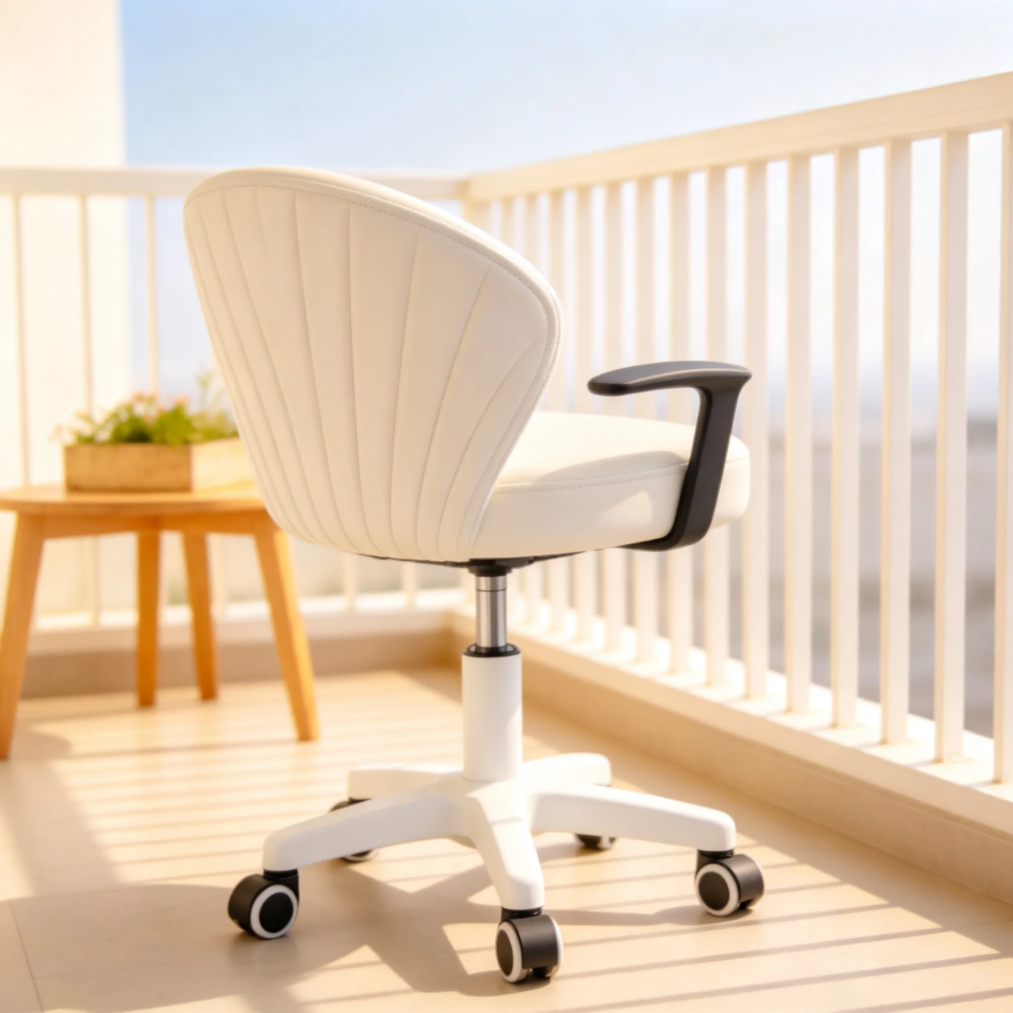 AOLIVIYA Swivel Lift Vanity Makeup Home Stylist Salon Barber Chair Beauty Manicurist Nail Chair Professional Hairdressing Stool