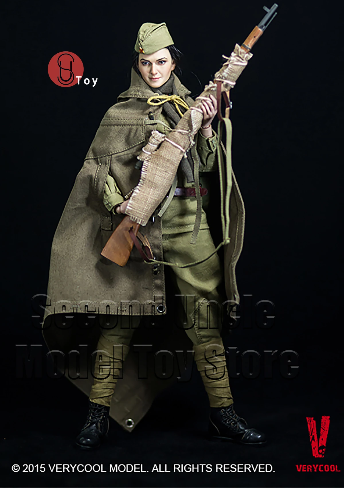 

VERYCOOL VCF-2025 1/6 WWII Soviet Female Sniper 12'' Female Soldier Military Action Figure Full Set Collectible Model Toys Gift