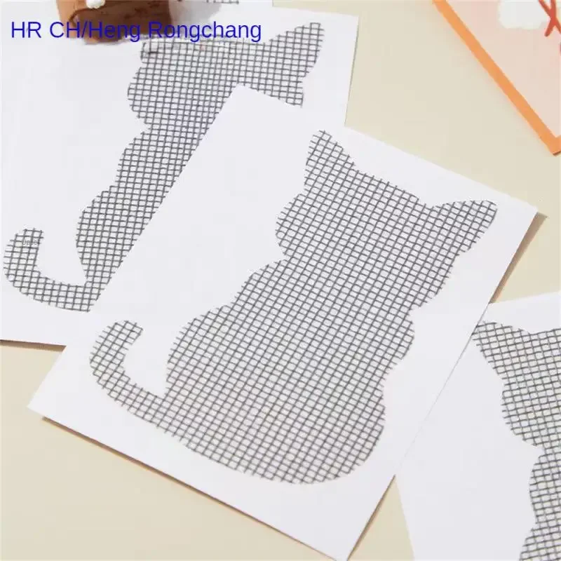 Cat Shaped Screen Repair Sticker, Window Net, Anti-Inseto, Mosquito, Malha, Buracos Quebrados, Ferramentas De Patch