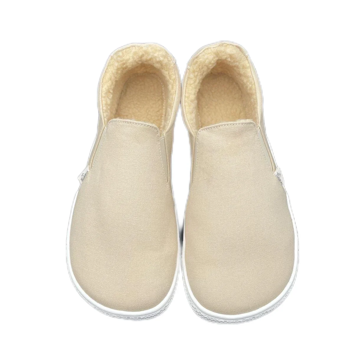 Tipsietoes 2024  Winter Barefoot Canvas for Women with Fur inside New Flat Soft Zero Drop Sole Wider Toe Box Light Weight