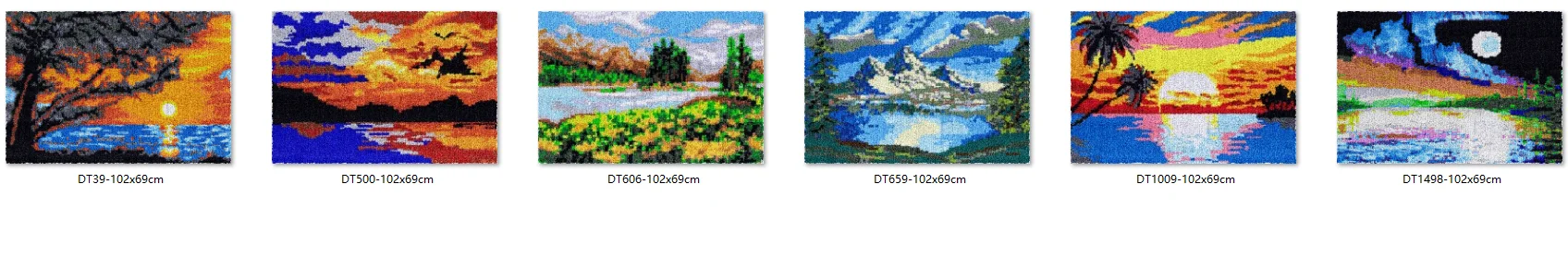 

Комплект крючков для защелки пчелы, ковер с печатью на холсте ZD694 ручная идея knooppakket, сделай сам, ковер, вышивка, 69-102 см Sundown