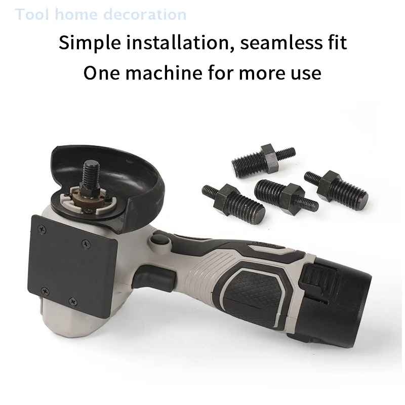 قضيب محول المثقاب 3 بوصة من M5 إلى M10/M14 إلى وظيفة طاحونة الزوايا M10 #4