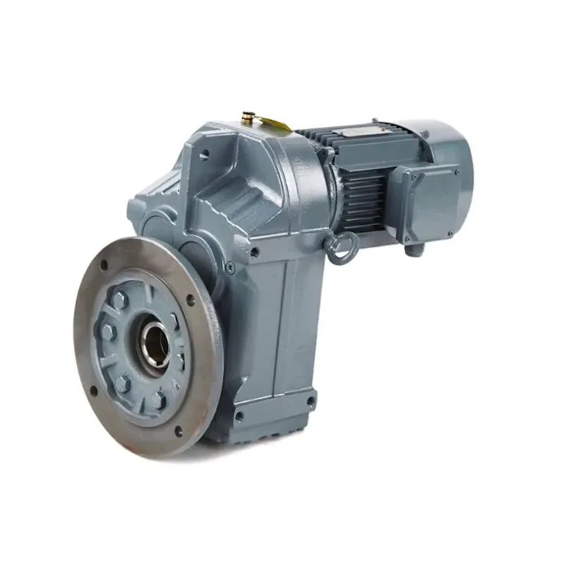 High efficiency integral motor gearbox helical gear reducer