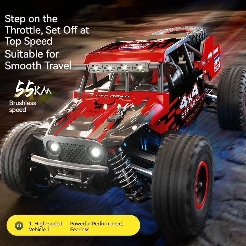 

1:20 4WD RC автомобиль 50 км/ч со светодиодной подсветкой Профессиональный внедорожный гоночный бесщеточный двигатель с дистанционным управлением Автомобили Высокоскоростной дрифт Monster Truck